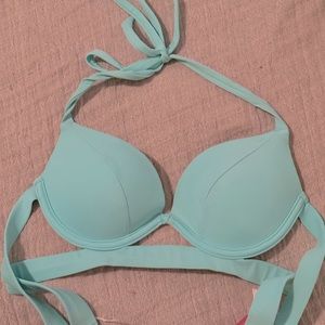 Victoria Secret Aqua super push up bikini top.